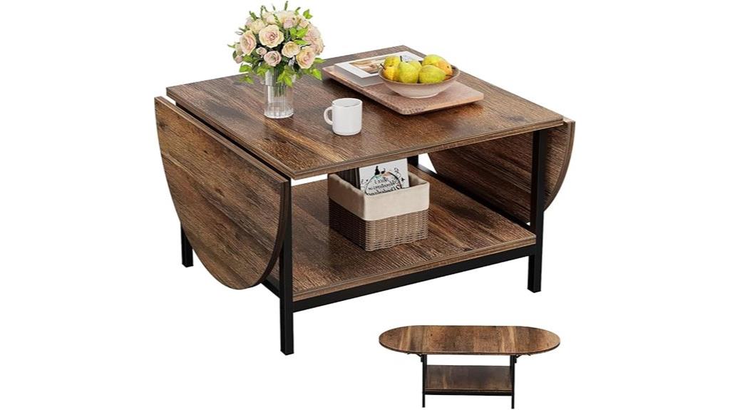 foldable living room coffee table