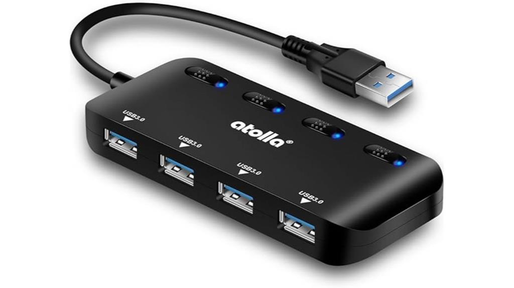 four port usb splitter