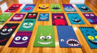 fun functional monster yoga mats
