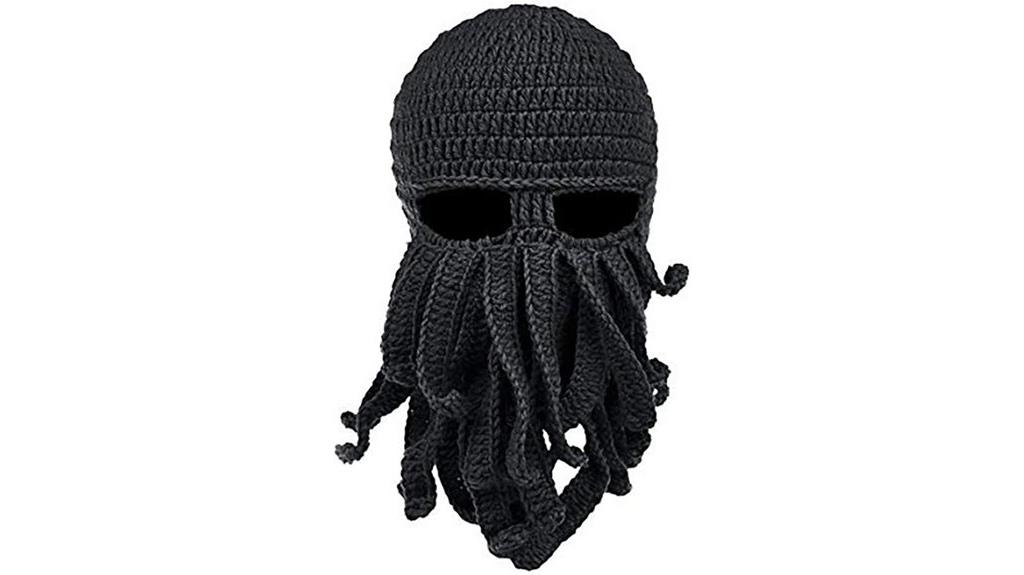 funny warm pirate beanie