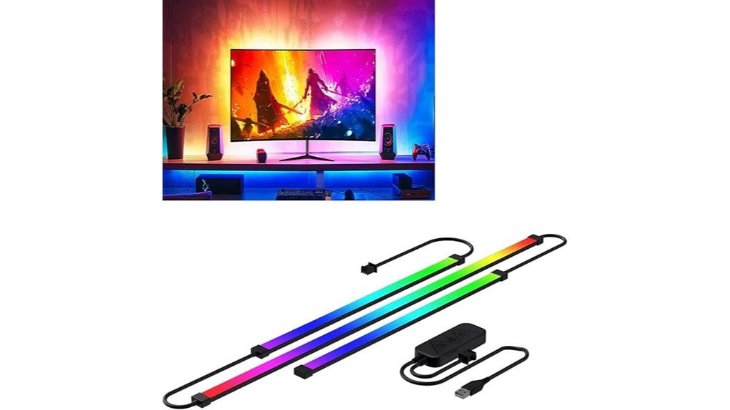 gaming monitor light with color sync