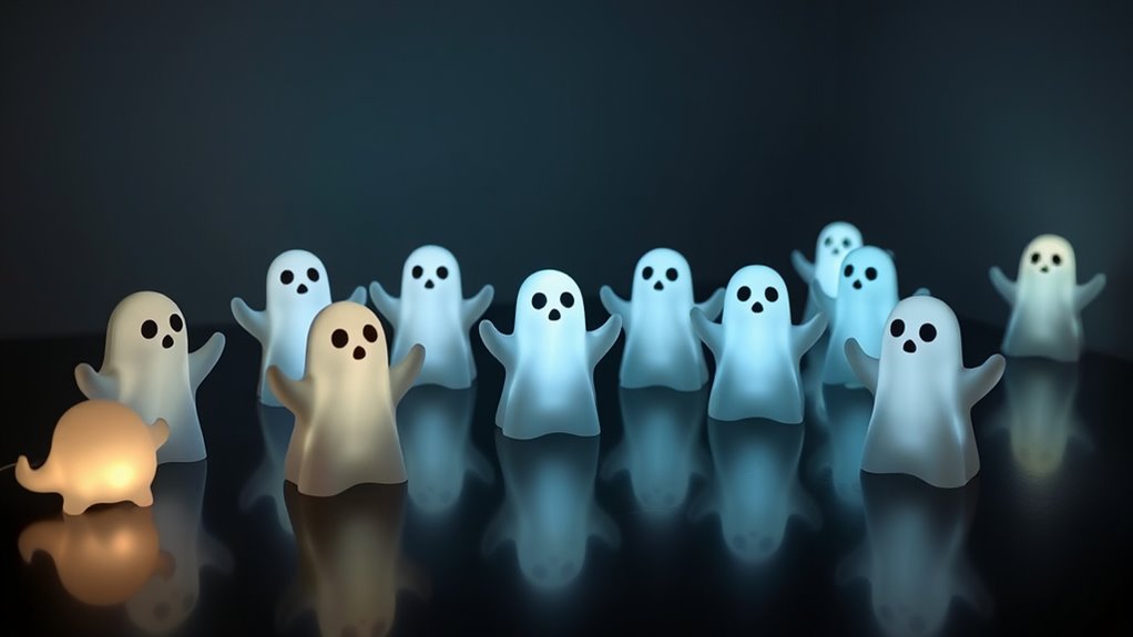 ghost shaped led ambient lamps