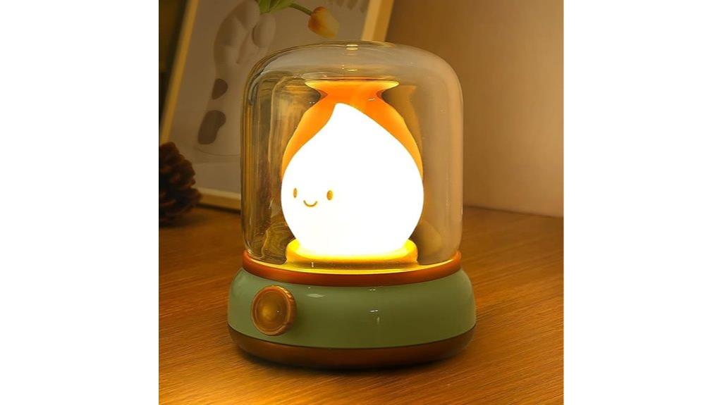 ghost themed rechargeable night light