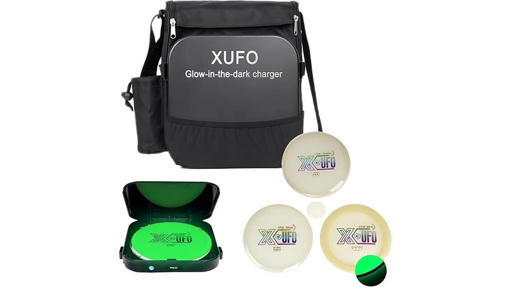 glow disc golf beginner set