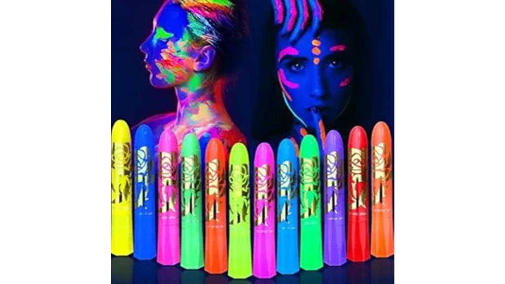 glow in the dark face paint