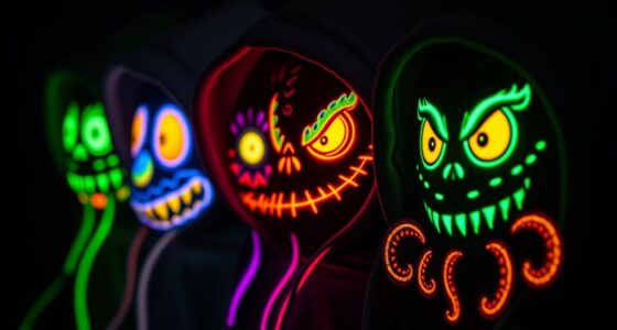 glow in the dark monster hoodies