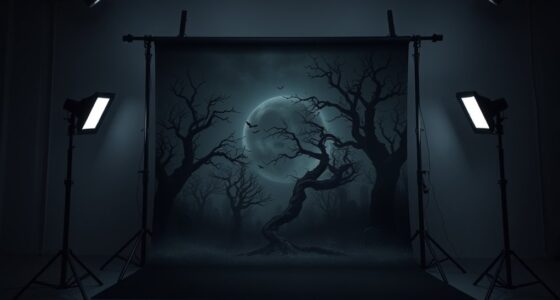halloween backdrop stand options