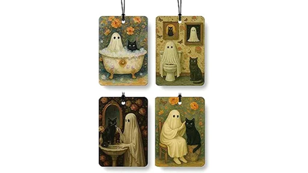 halloween ghost cat fresheners