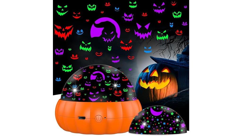 halloween pumpkin starry light