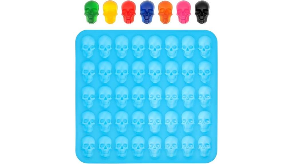halloween skull chocolate mold