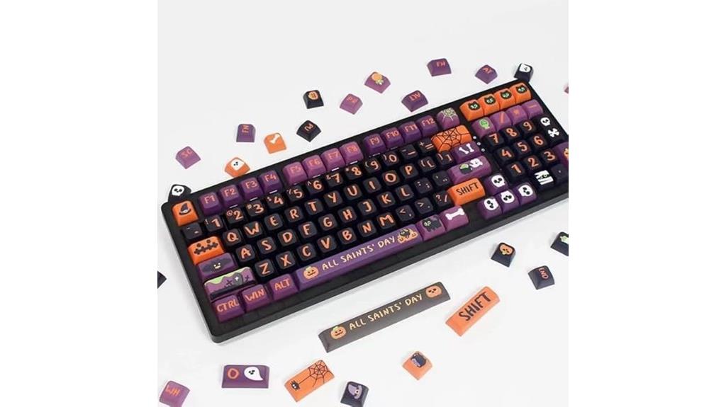 halloween themed pbt keycaps