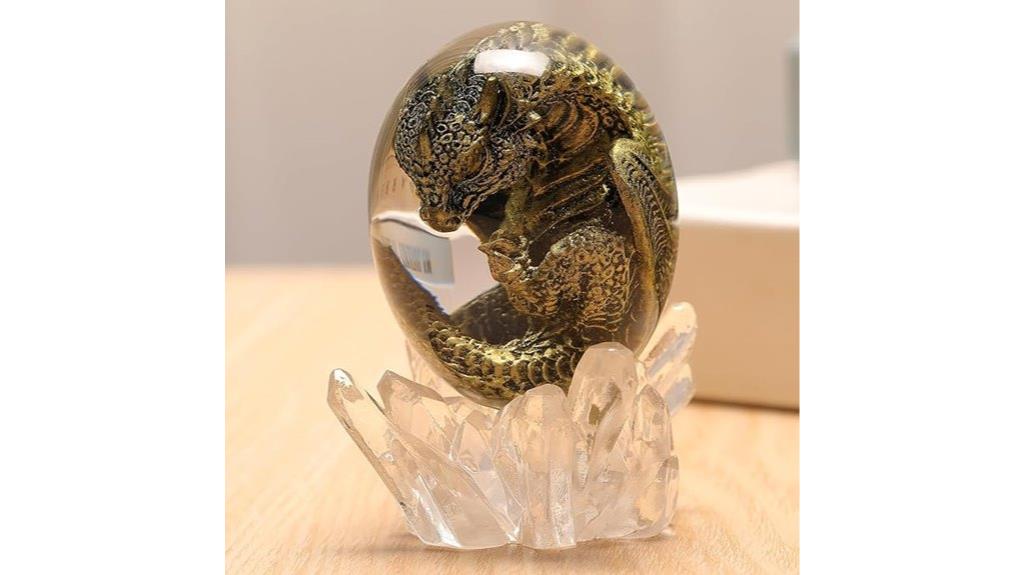 handmade dragon egg sculpture