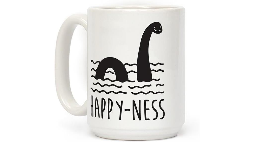 happy ness monster mug