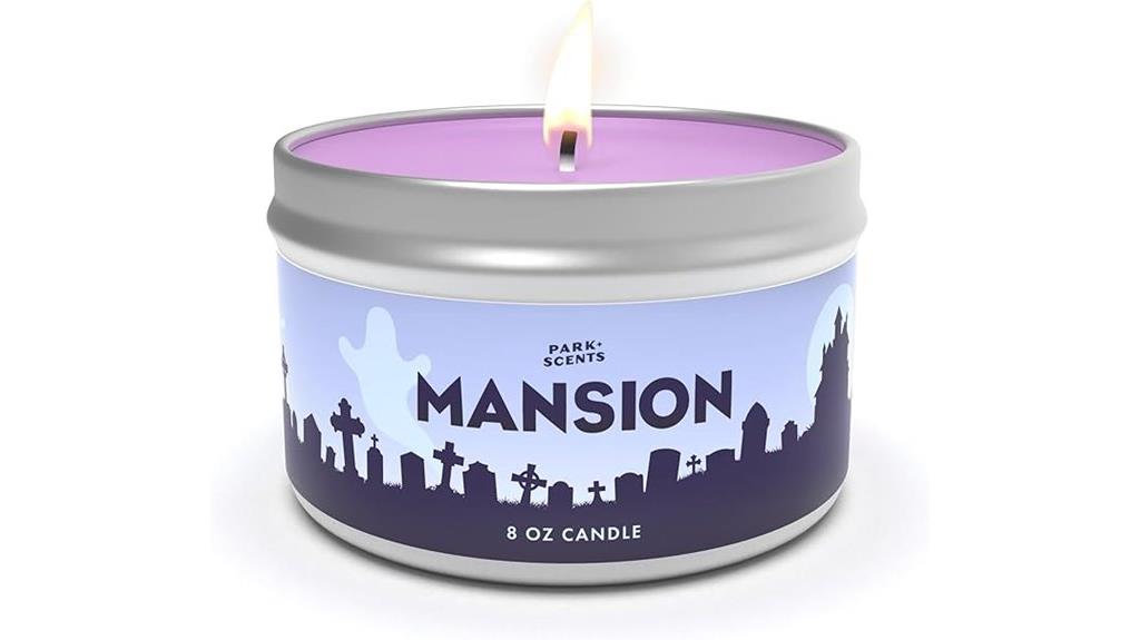 haunted mansion vegan candle