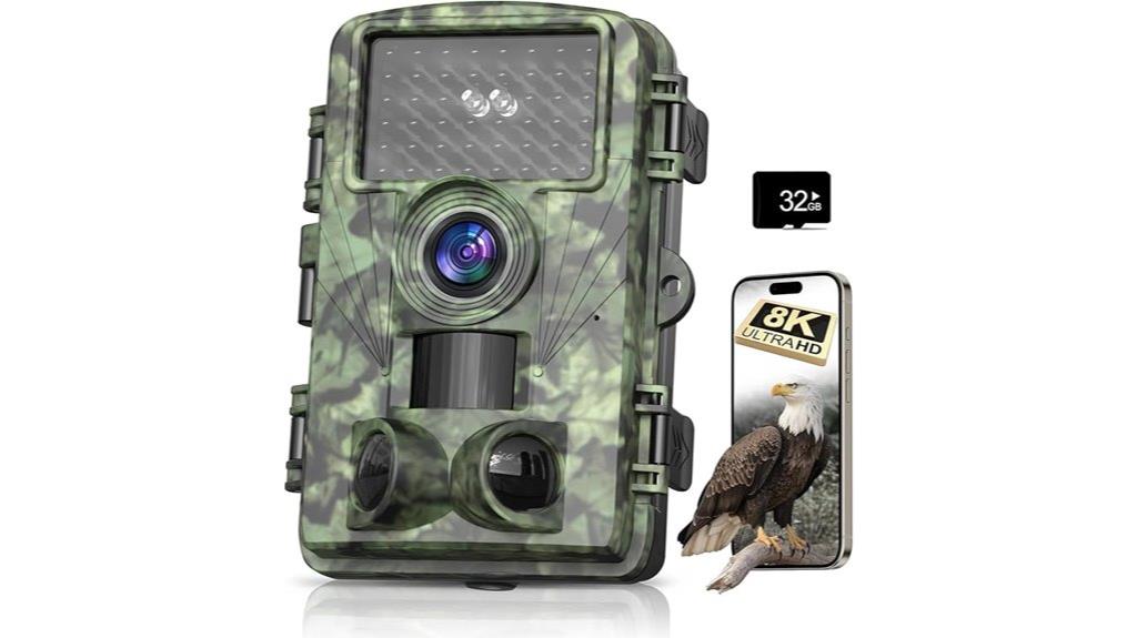 high resolution night vision trail camera