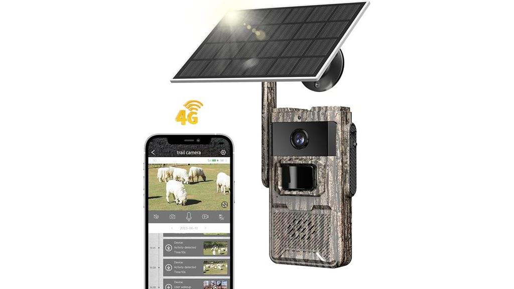 high resolution solar trail camera