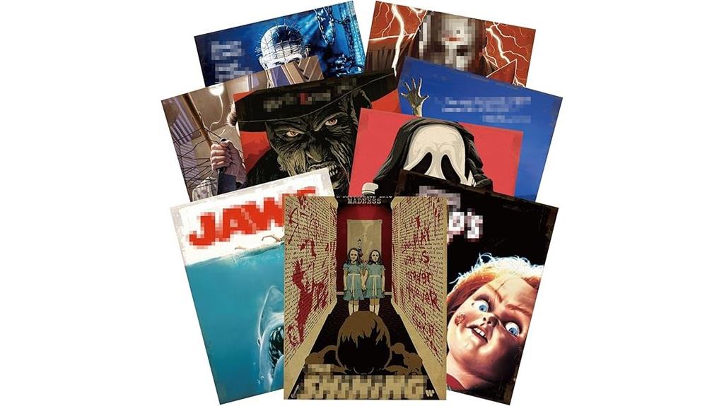 horror movie character posters