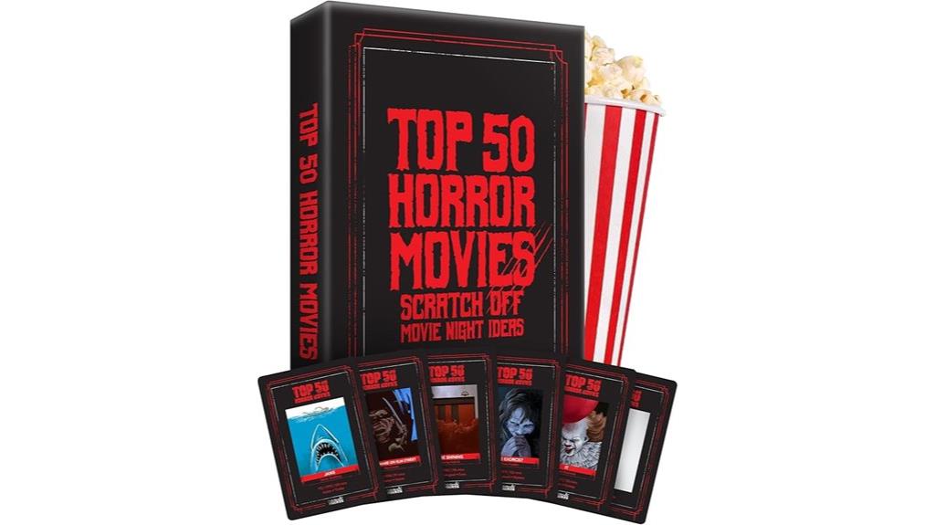 horror movie scratch cards