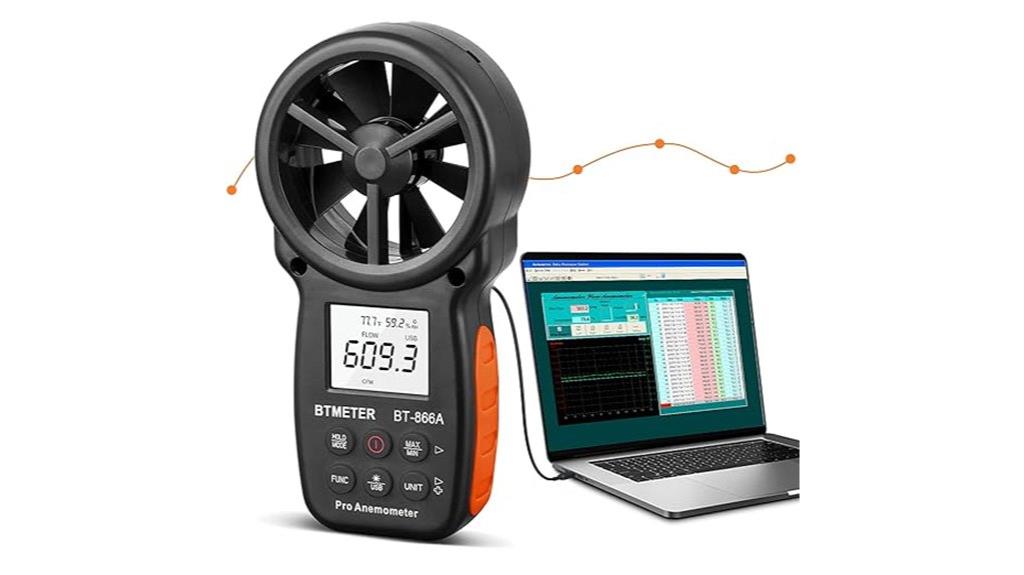 hvac wind speed meter