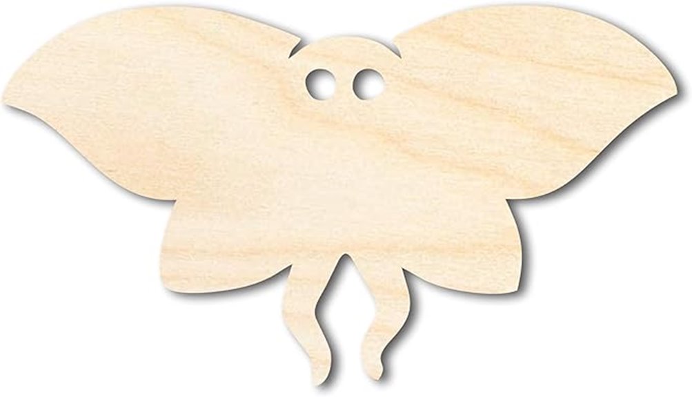 incomplete mothman halloween decoration