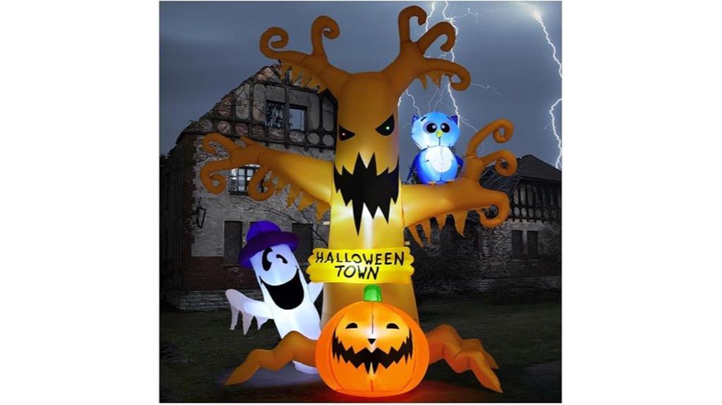 inflatable dead tree decor