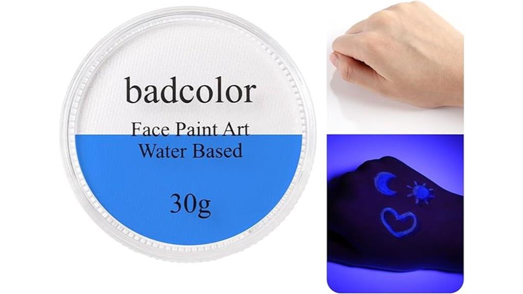 invisible uv face paint