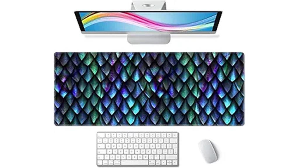 large dragon scale mouse pad