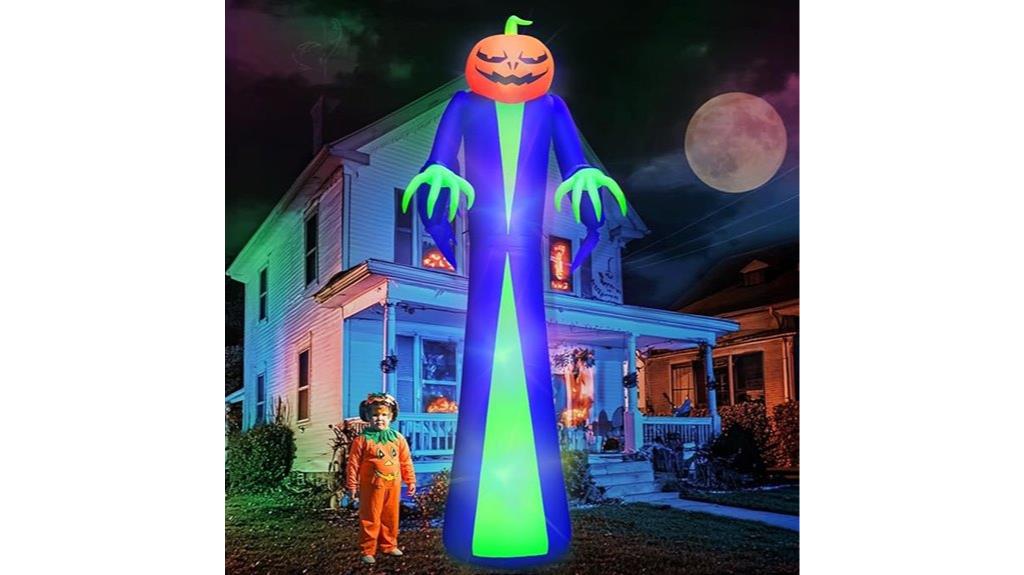 large inflatable pumpkin halloween
