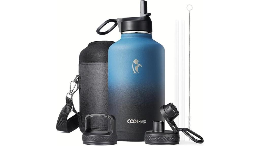 large insulated water bottle