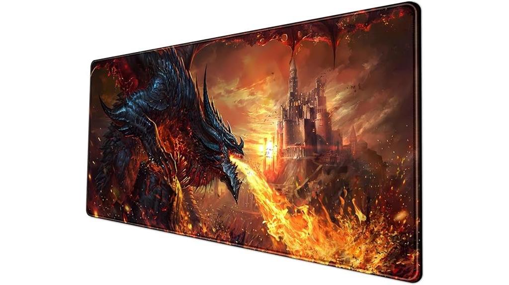 large japanese dragon mousepad