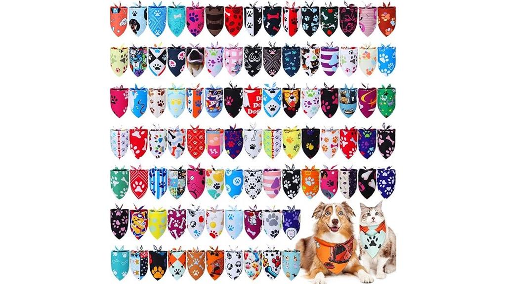 large pack pet bandanas