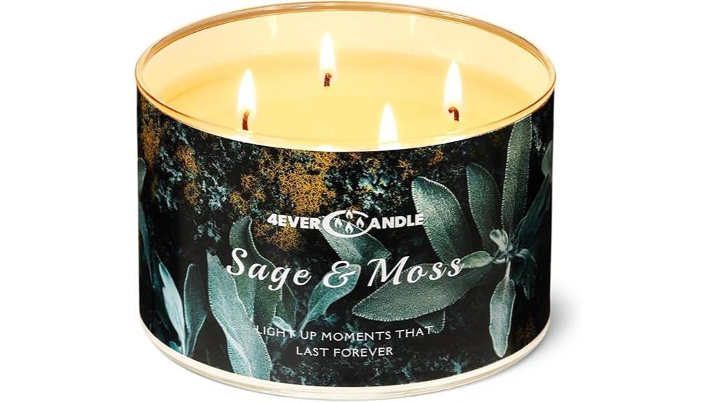 large soy wax candle