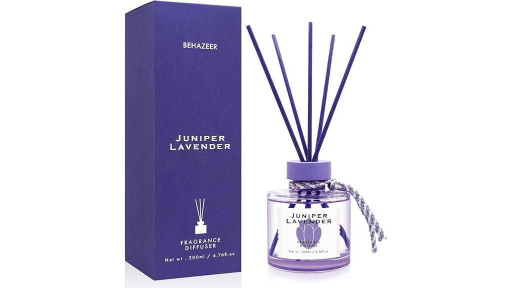 lavender reed diffuser set