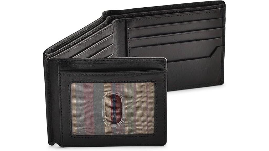 leather rfid men s wallet