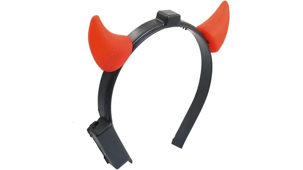 led red devil horns