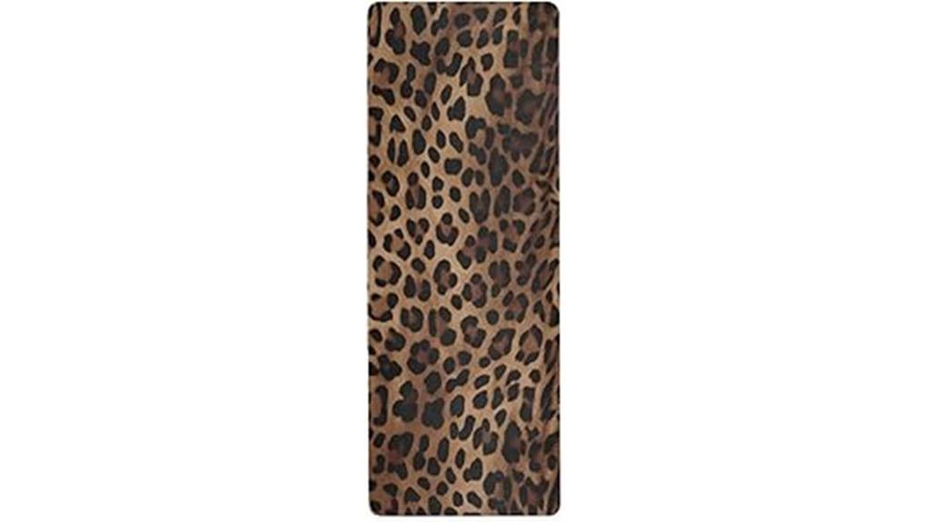 leopard pattern yoga mat