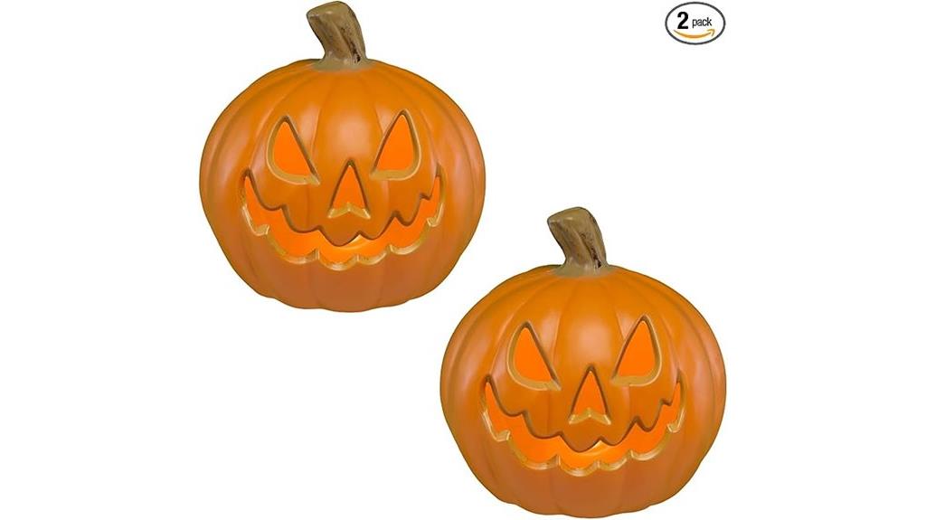 lighted pumpkin jack o lantern