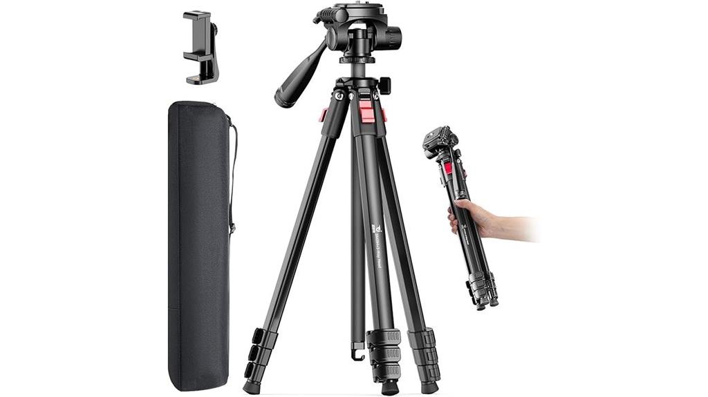 lightweight compact camera tripod