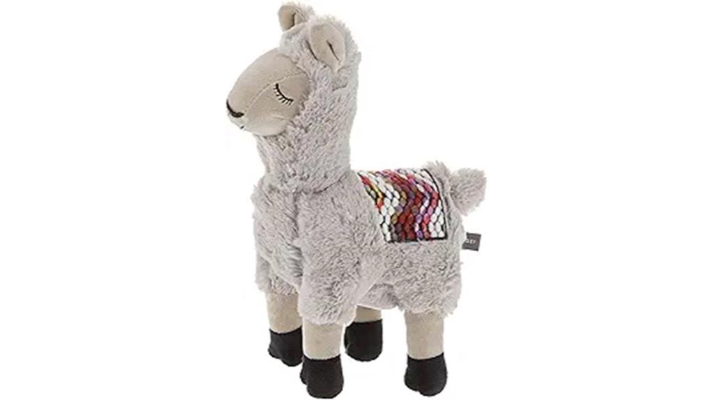 llama plush dog toy
