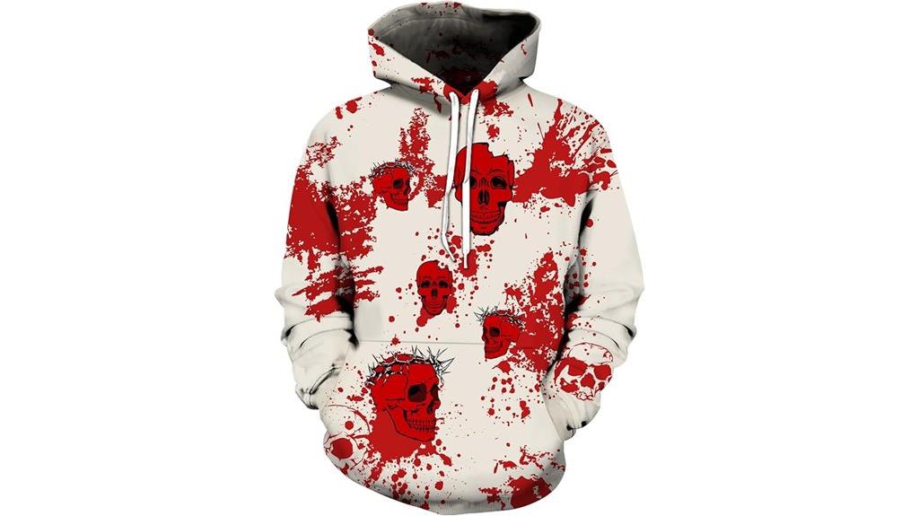 men s 3d printed hoodie