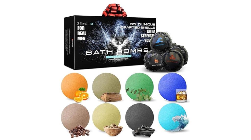 men s essential oil bath bombs