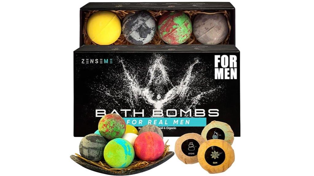 men s organic bath bombs