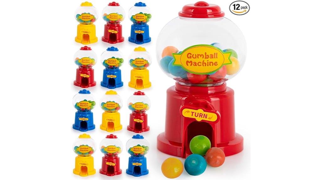 mini gumball machine set