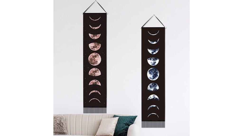 moon phase wall hanging