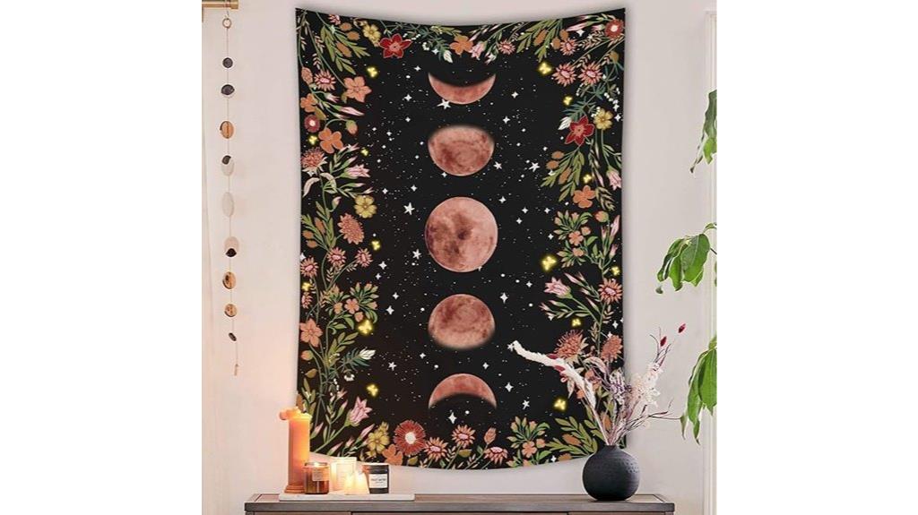 moonlit garden tapestry