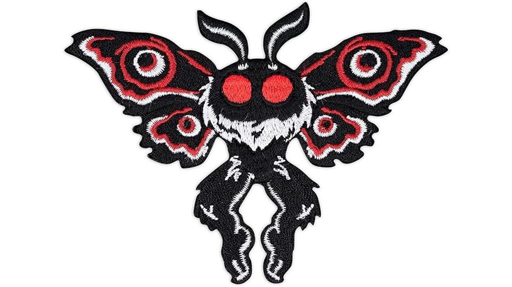mothman embroidered patch