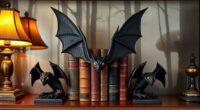 mothman themed bookshelf accessories
