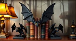 mothman themed bookshelf accessories