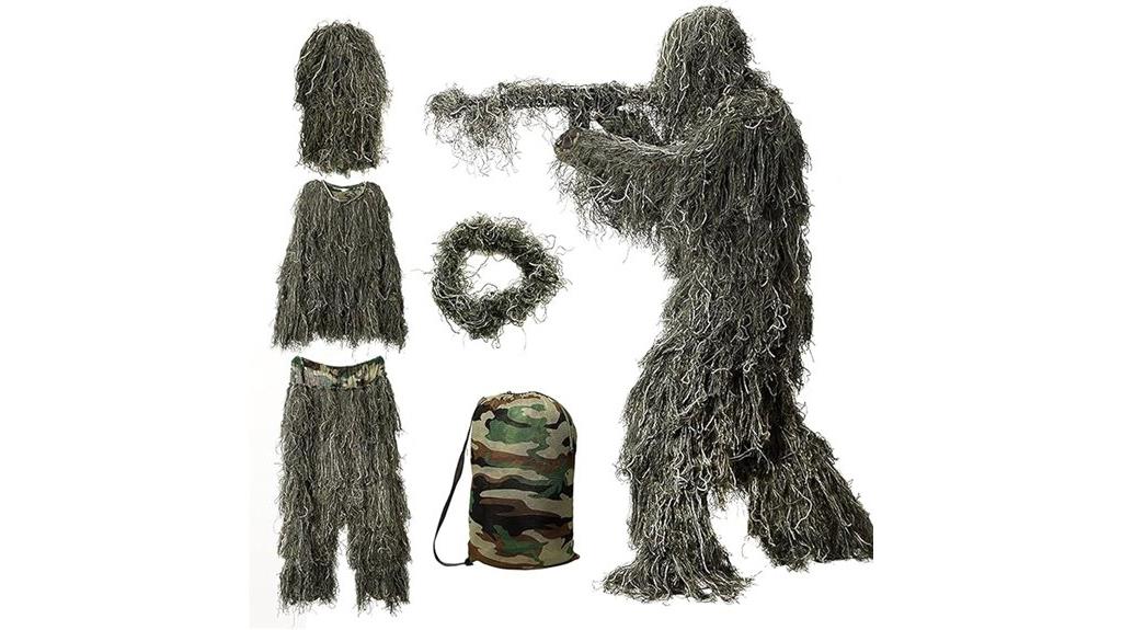 multi purpose ghillie hunting suit