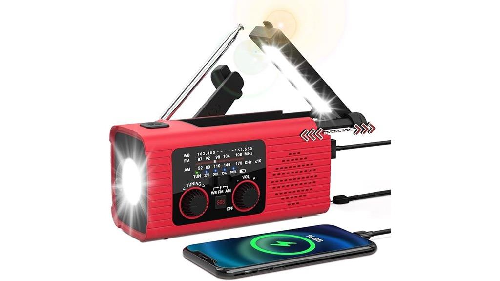 multifunctional emergency weather radio